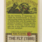 Fright Flicks 1988 Card #81 Hey You're Right - I Can See Myself - The Fly ENG Topps L021757