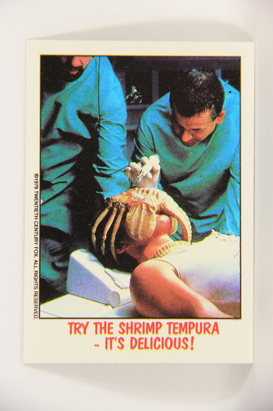 Fright Flicks 1988 Trading Card #83 Try The Shrimp Tempura - It's Delicious - Topps L021759