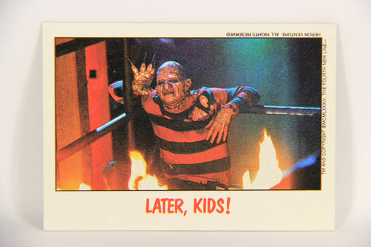 Fright Flicks 1988 Card #85 Later Kids - A Nightmare On Elm Street 2 ENG Topps L021761