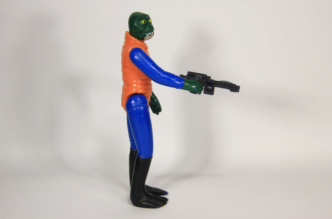 Star Wars Walrus Man 1978 Vintage Figure DAMAGED Hong Kong COO II-1b Smile L021763