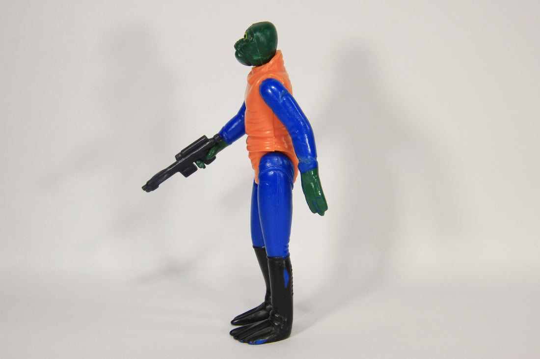 Star Wars Walrus Man 1978 Vintage Figure DAMAGED Hong Kong COO II-1b Smile L021763