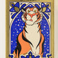 Aladdin 1993 Sticker Card #8 Rajah FR-ENG Panini L021773