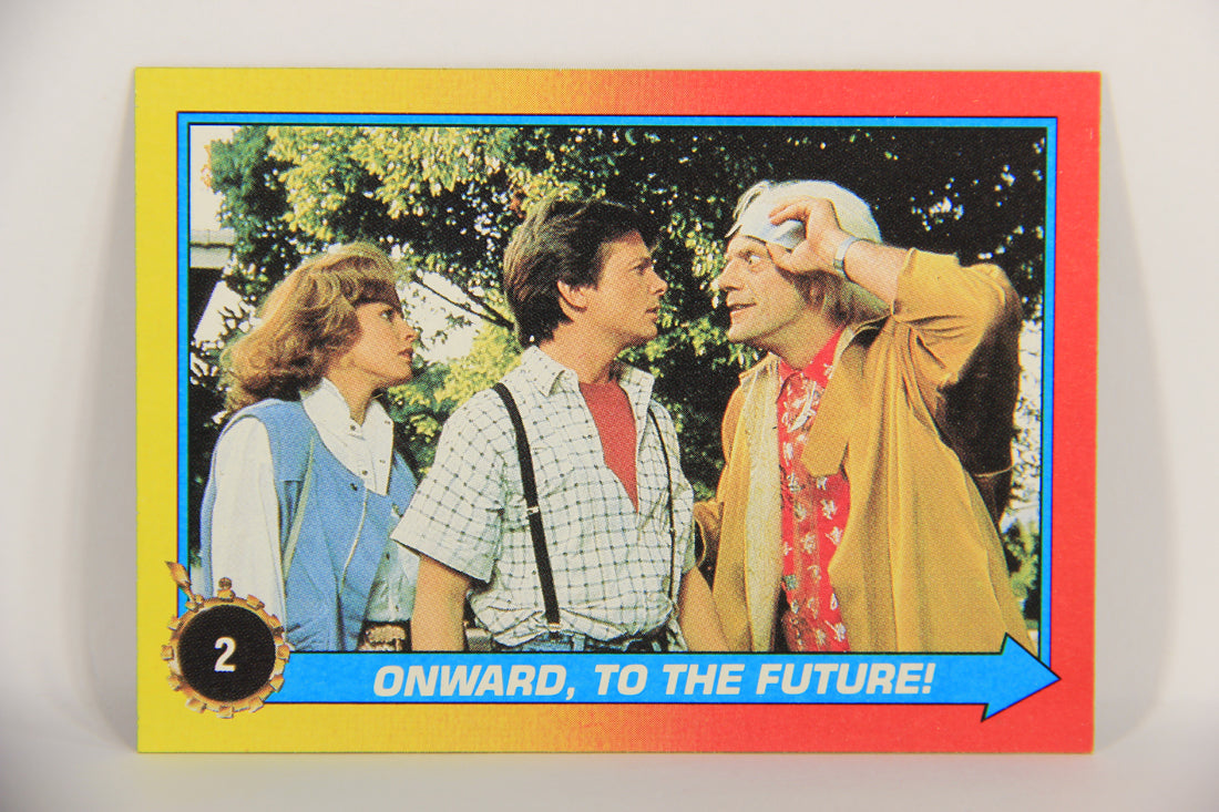 Back To The Future II 1989 Trading Card #2 Onward To The Future L021777