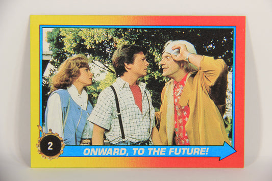 Back To The Future II 1989 Trading Card #2 Onward To The Future L021777