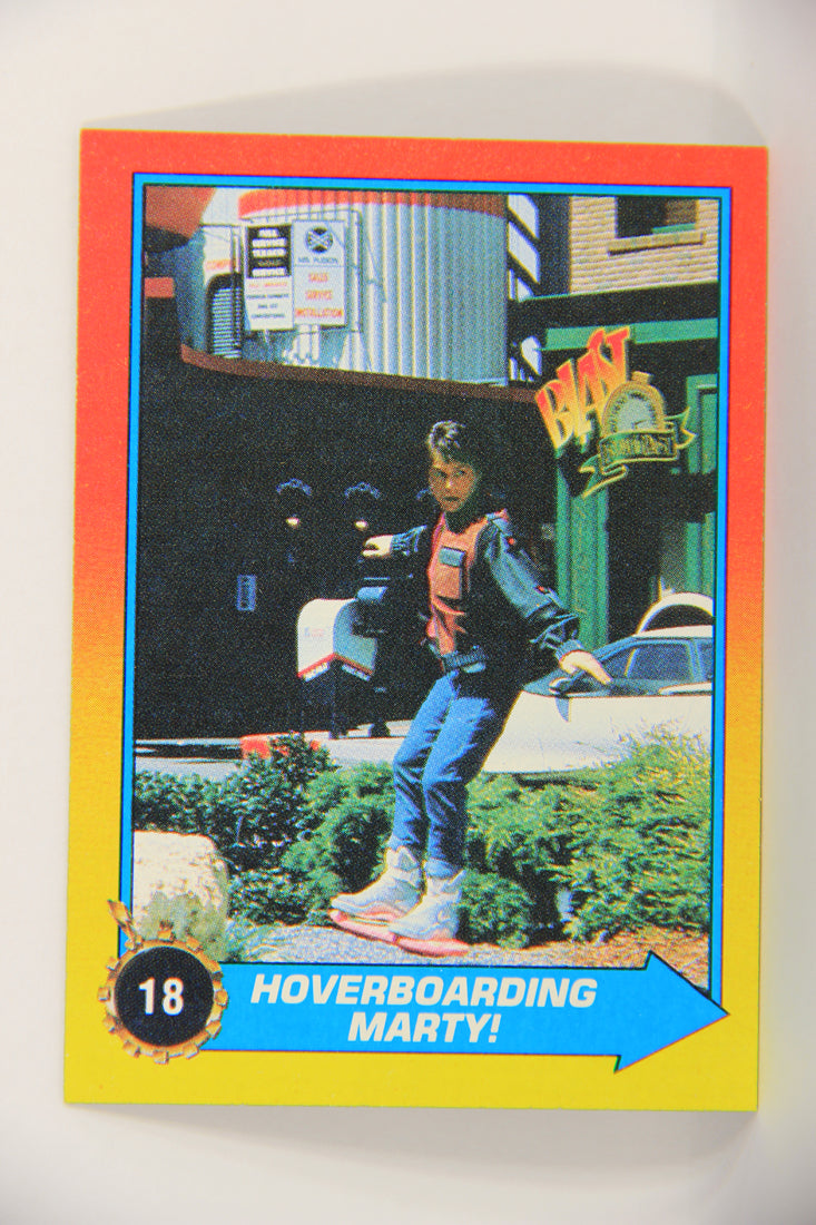 Back To The Future II 1989 Trading Card #18 Hoverboarding Marty L021778