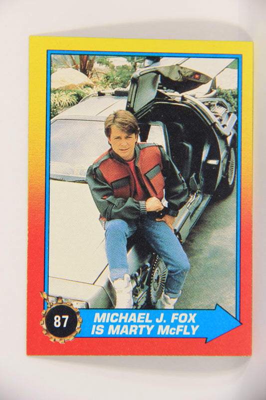 Back To The Future II 1989 Trading Card #87 Michael J Fox Is Marty McFly L021779