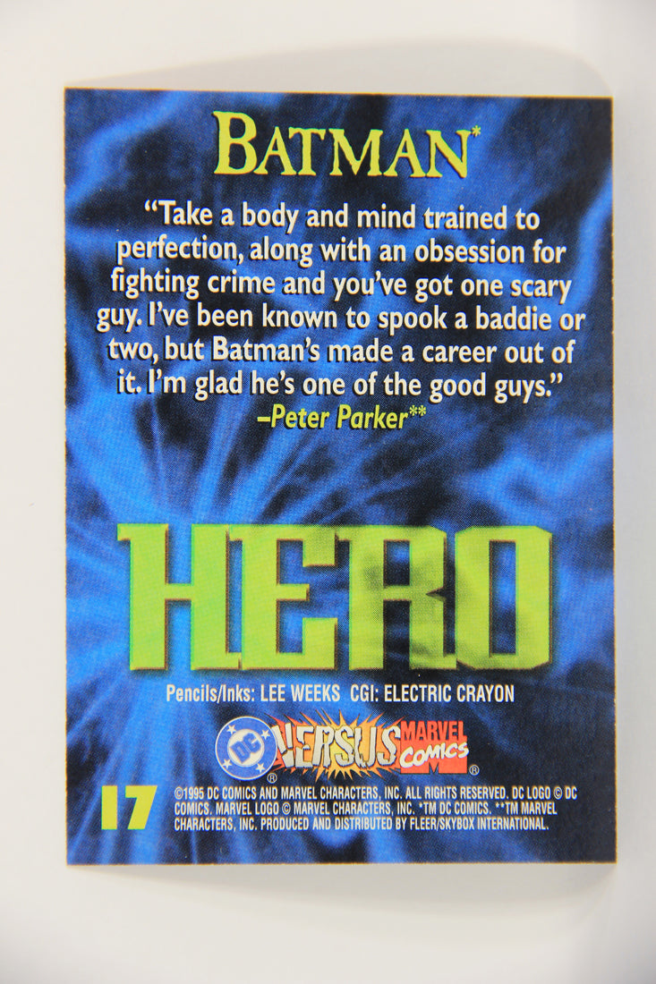 DC Versus Marvel Comics 1995 Trading Card #17 Batman ENG L021782