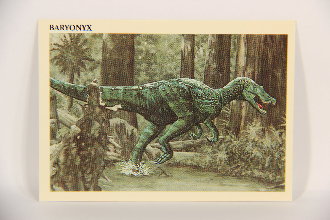 Dinosaurs The Mesozoic Era 1993 Vintage Trading Card #34 Baryonyx ENG L021788