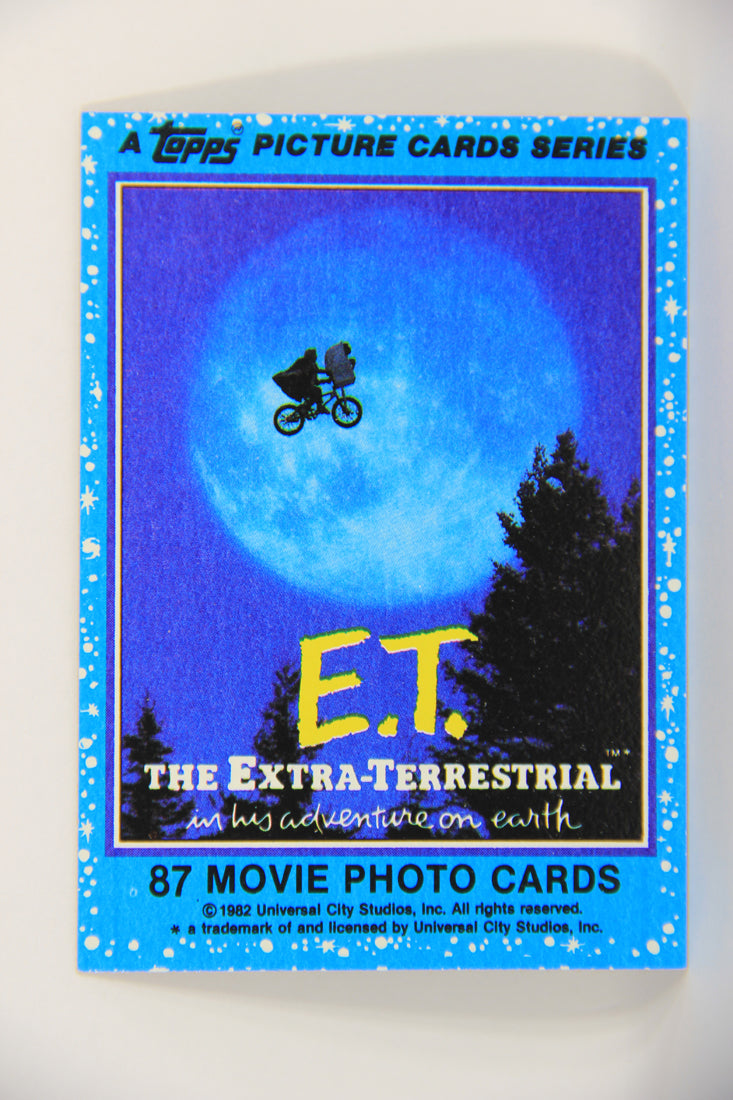 E.T. The Extra-Terrestrial 1982 Trading Card #1 Introduction ( Title Card ) ENG Topps L021790