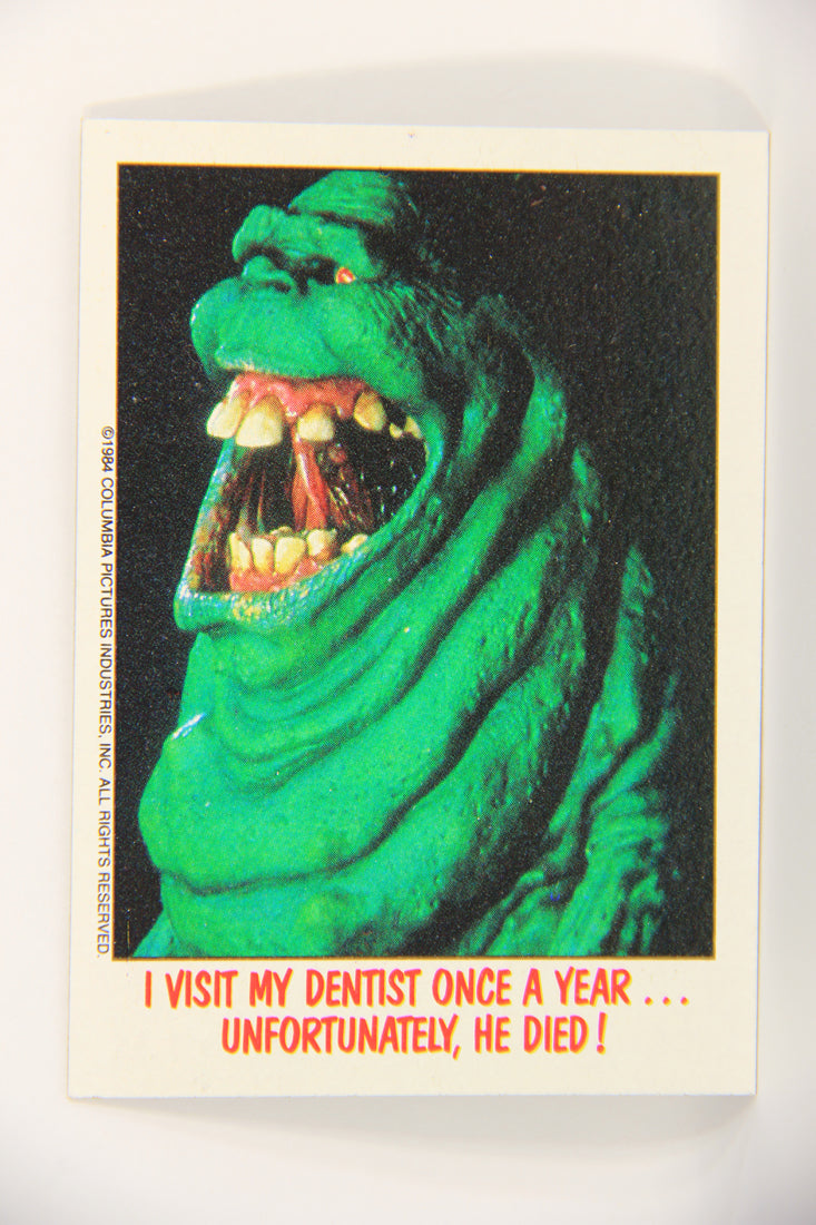 Fright Flicks 1988 Card #5 I Visit My Dentist Once A Year Unfortunately He Died Topps L021795