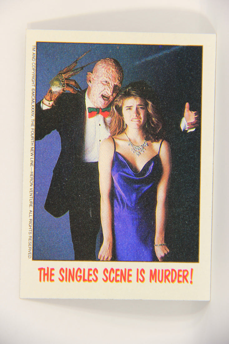 Fright Flicks 1988 Trading Card #27 The Singles Scene Is Murder - NOES 3 ENG Topps L021802