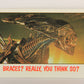 Fright Flicks 1988 Trading Card #46 Braces Really You Think So - Aliens ENG Topps L021804