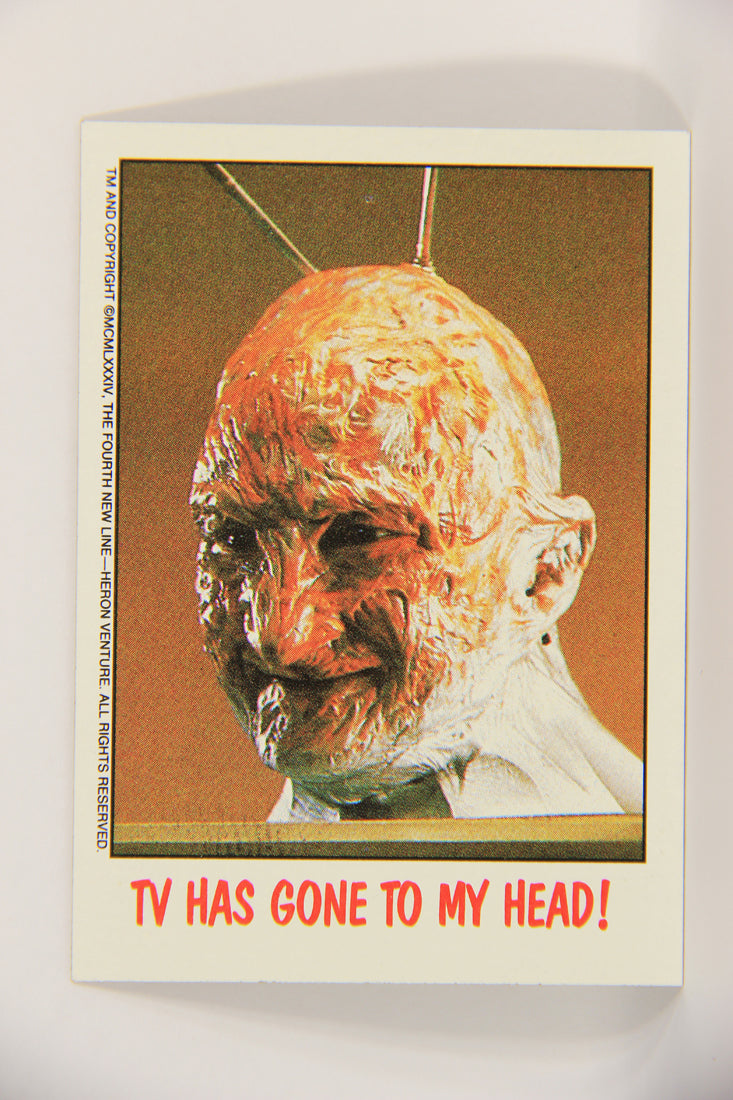 Fright Flicks 1988 Trading Card #49 TV Has Gone To My Head - NOES 3 ENG Topps L021805