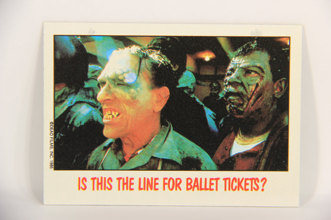 Fright Flicks 1988 Card #51 Is This The Line For Ballet Tickets - Day Of The Dead Topps L021807