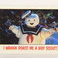 Fright Flicks 1988 Card #60 I Wanna Roast Me A Boy Scout - Ghostbusters ENG Topps L021810