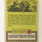 Fright Flicks 1988 Card #60 I Wanna Roast Me A Boy Scout - Ghostbusters ENG Topps L021810