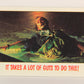 Fright Flicks 1988 Card #64 It Takes A Lot Of Guts To Do This - Aliens ENG Topps L021811