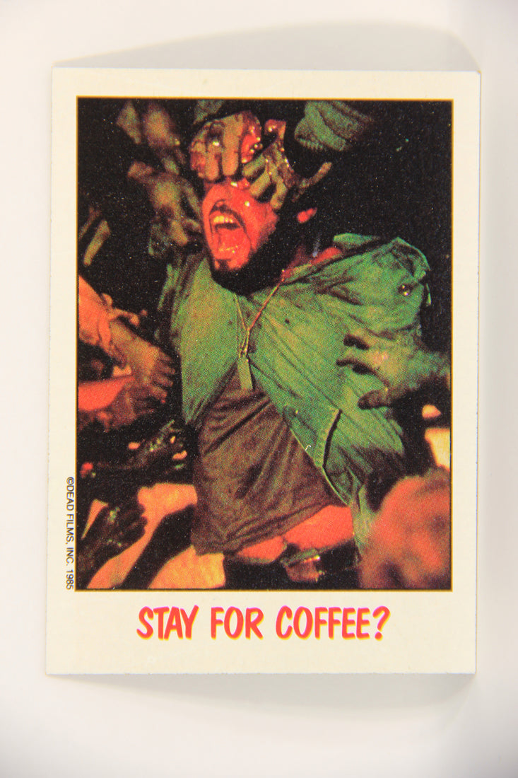 Fright Flicks 1988 Trading Card #71 Stay For Coffee - Day Of The Dead ENG Topps L021812