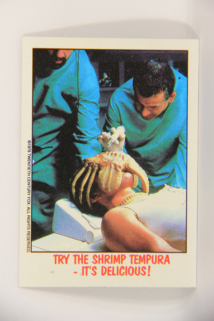 Fright Flicks 1988 Trading Card #83 Try The Shrimp Tempura - It's Delicious - Topps L021814