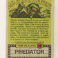 Fright Flicks 1988 Card #88 I've Got A Bone To Pick With You - Predator ENG Topps L021817