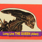 Fright Flicks 1988 Trading Card Sticker #2 Long Live The Queen ( Alien ) ENG Topps L021819