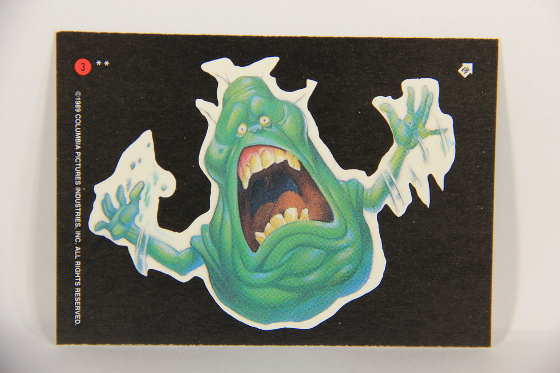 Ghostbusters II 1989 Trading Card Sticker #3 Slimer Surprised L021828