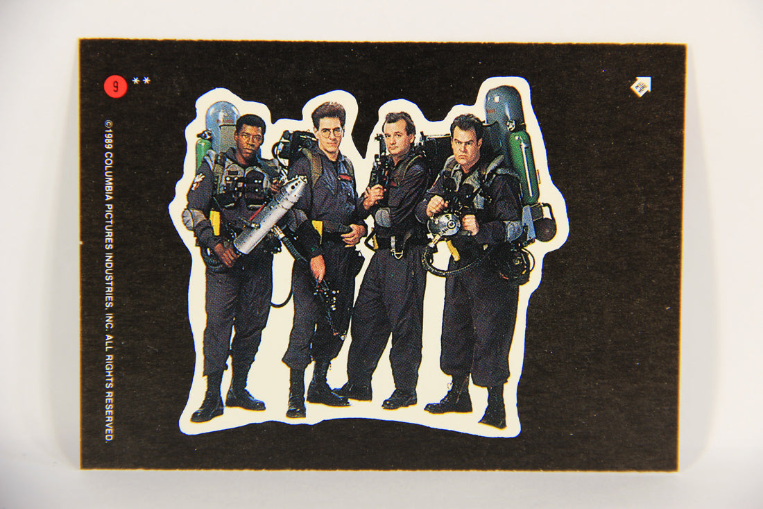 Ghostbusters II 1989 Trading Card Sticker #9 Ghostbusters Team L021829
