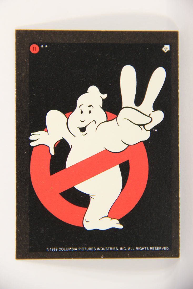 Ghostbusters II 1989 Trading Card Sticker #11 Ghostbusters II Logo L021830