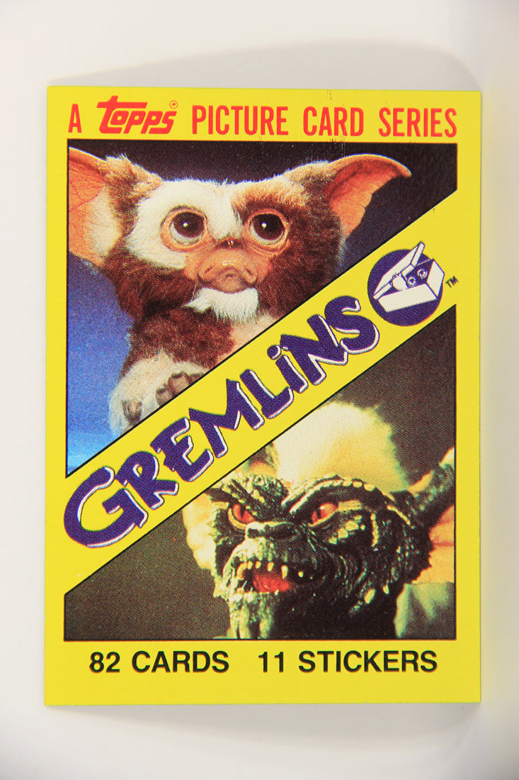 Gremlins 1984 Trading Card #1 Gremlins ENG Topps Title Card L021831