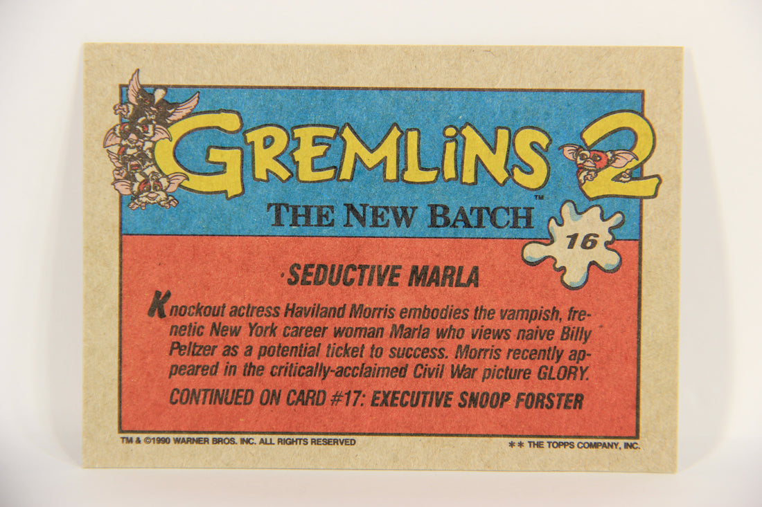 Gremlins 2 The New Batch 1990 Trading Card #16 Seductive Marla ENG L021836