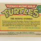 Teenage Mutant Ninja Turtles 1989 Trading Card #15 The Fateful Stumble ENG L021857