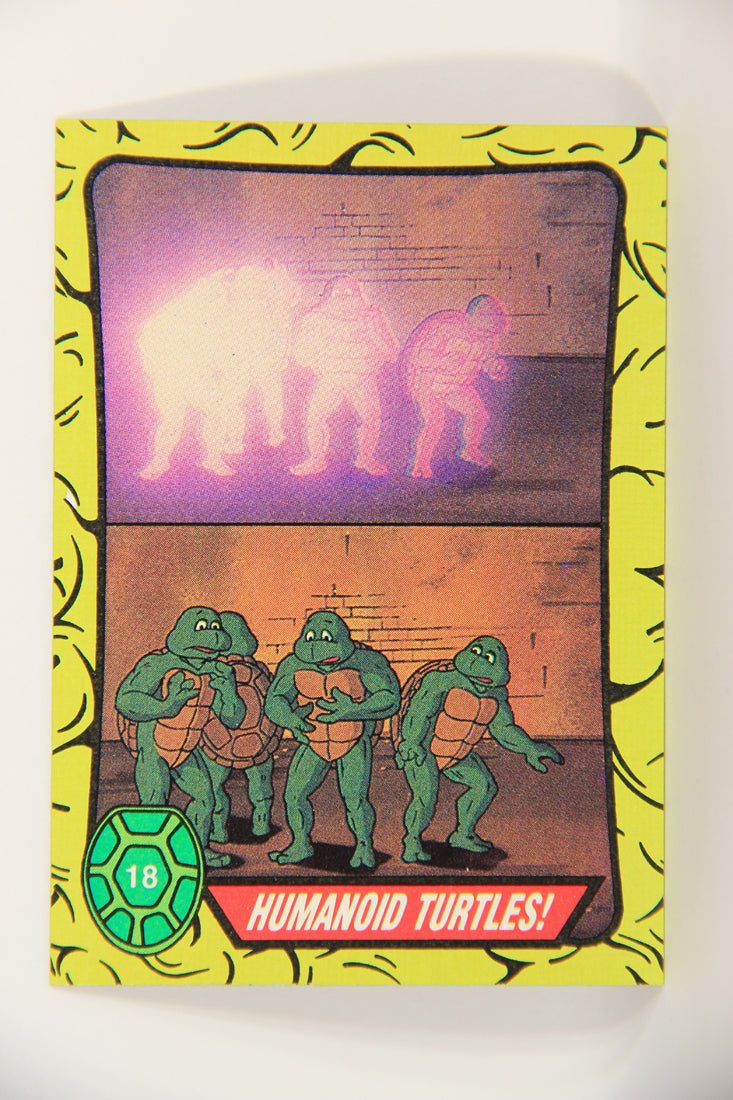 Teenage Mutant Ninja Turtles 1989 Trading Card #18 Humanoid Turtles ENG L021860