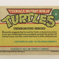 Teenage Mutant Ninja Turtles 1989 Trading Card #28 Underground Heroes ENG L021863