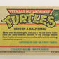 Teenage Mutant Ninja Turtles 1989 Trading Card #57 Hero In A Half-Shell ENG L021865
