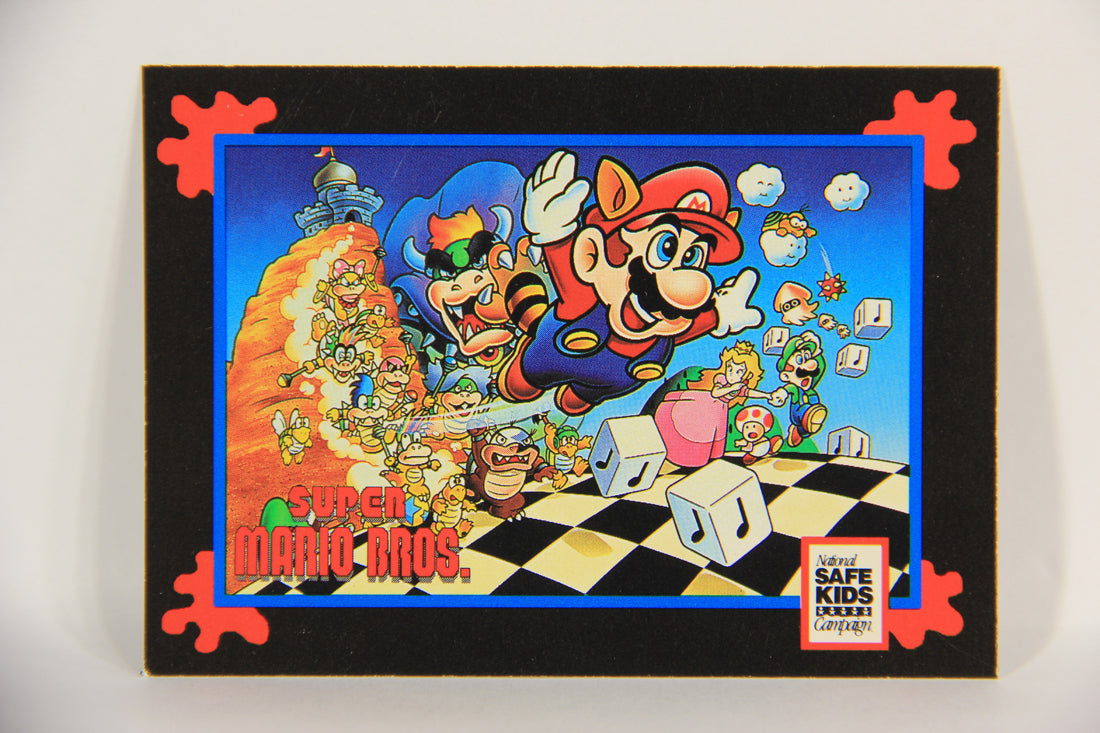 Super Mario Bros. 1991 Vintage Treats Impel Trading Card Raccoon Mario ENG L021871
