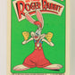 Who Framed Roger Rabbit 1988 Trading Card Sticker #2 Funny Rabbit ENG Topps L021876