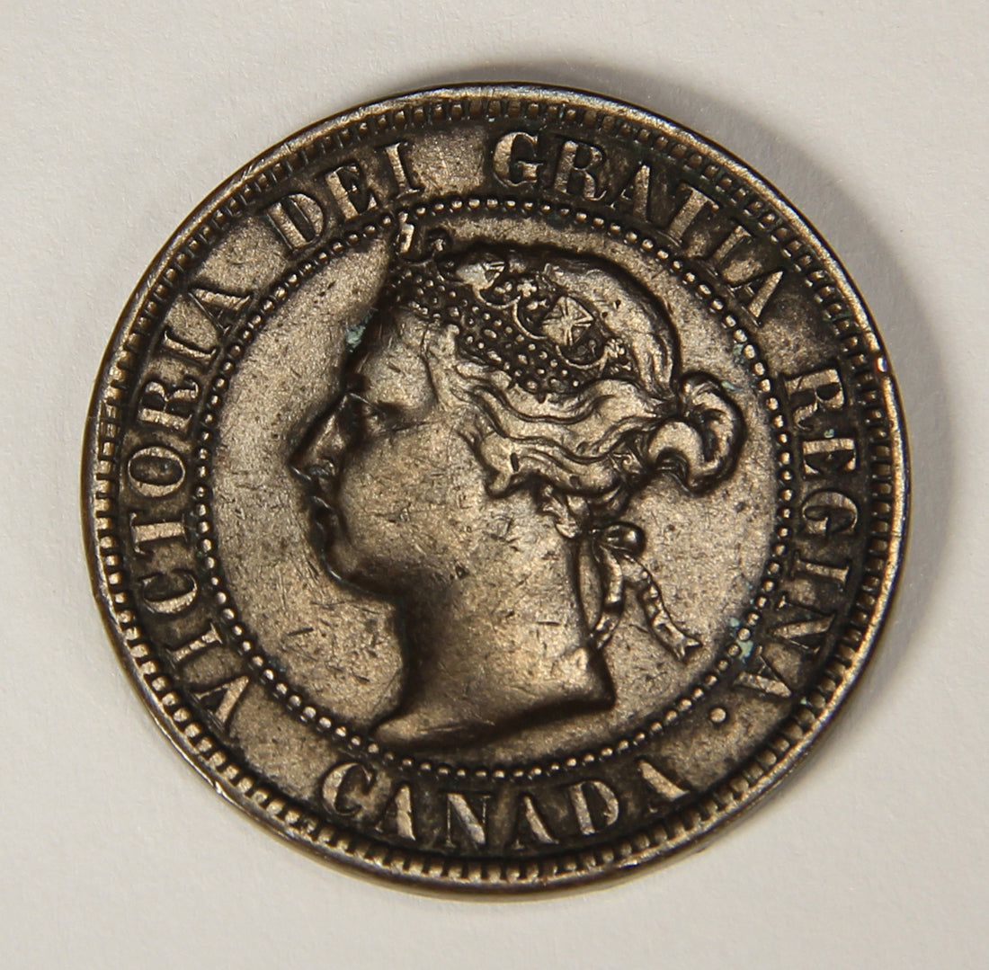 1901 Canada 1 Cent Large Queen Victoria - Copper Coin Large Cent L021878