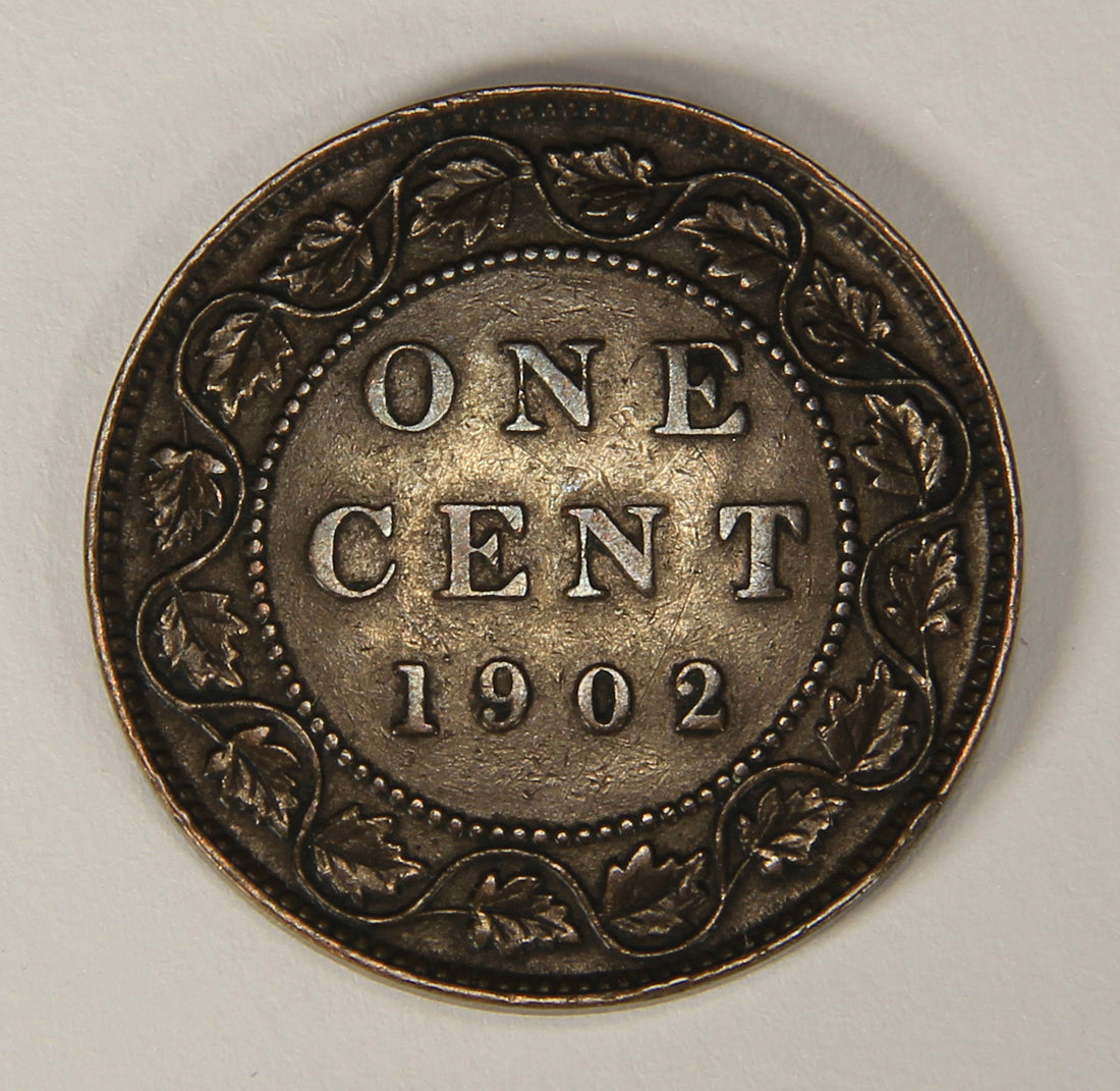1902 Canada 1 Cent Large King Edward VII - Copper Coin Large Cent L021879