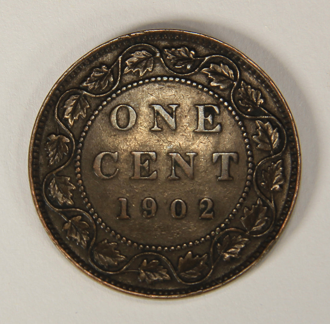 1902 Canada 1 Cent Large King Edward VII - Copper Coin Large Cent L021879