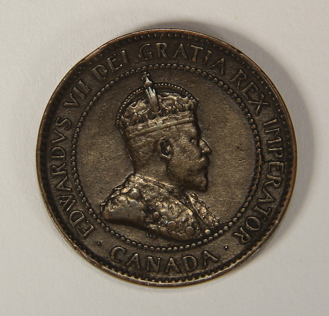1902 Canada 1 Cent Large King Edward VII - Copper Coin Large Cent L021879