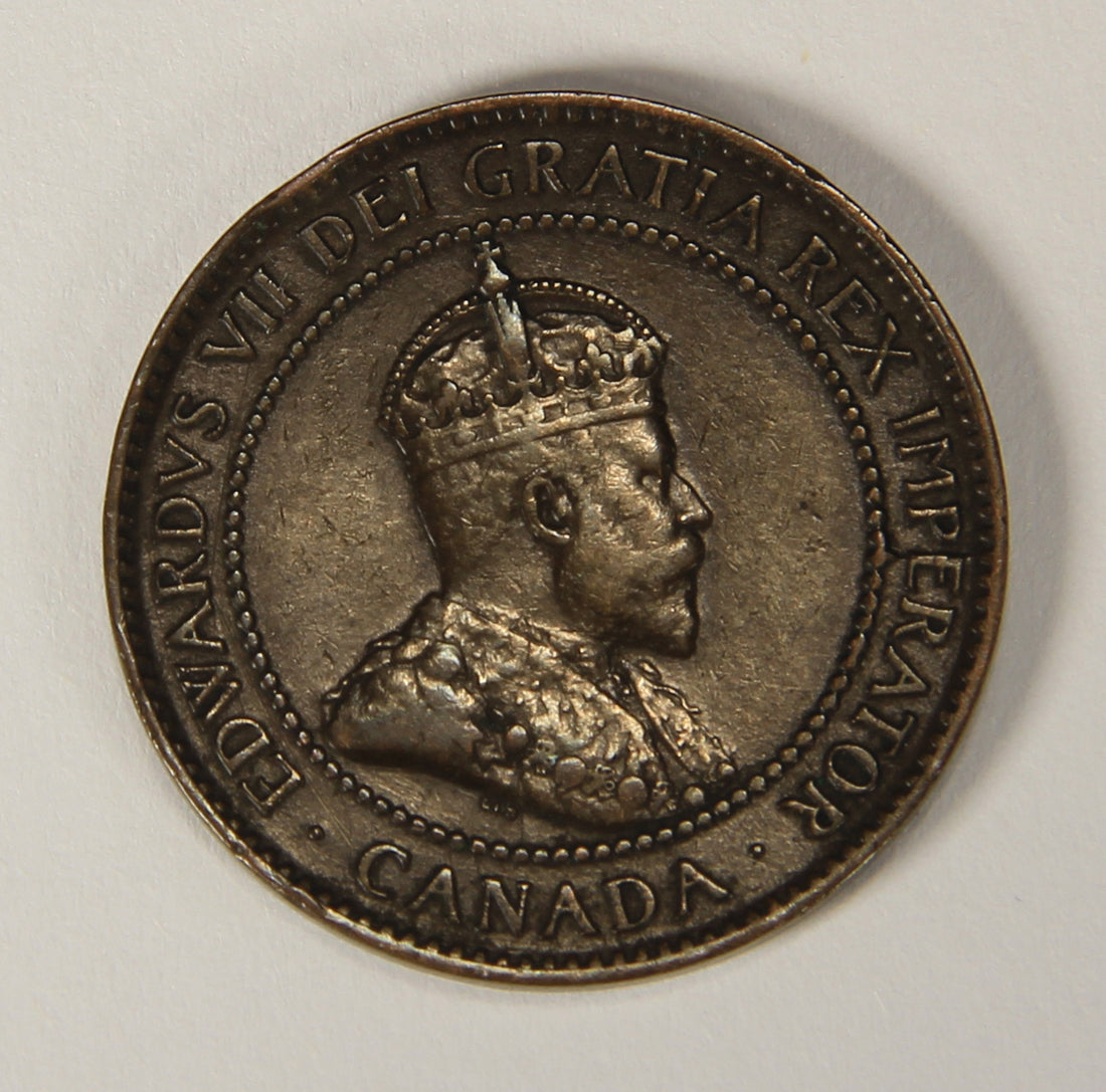 1902 Canada 1 Cent Large King Edward VII - Copper Coin Large Cent L021879