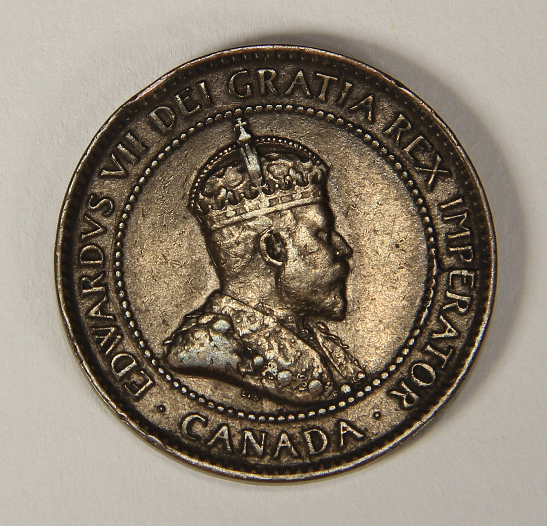1902 Canada 1 Cent Large King Edward VII - Copper Coin Large Cent L021879