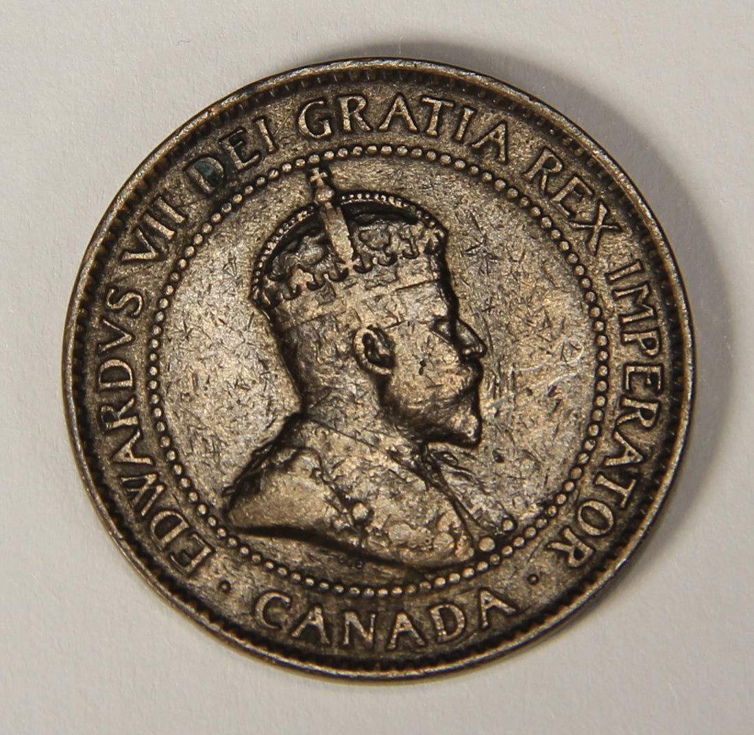 1904 Canada 1 Cent Large King Edward VII - Copper Coin Large Cent L021881