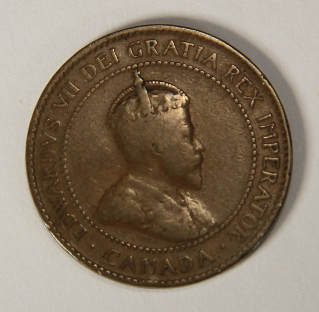 1905 Canada 1 Cent Large King Edward VII - Copper Coin Large Cent L021882