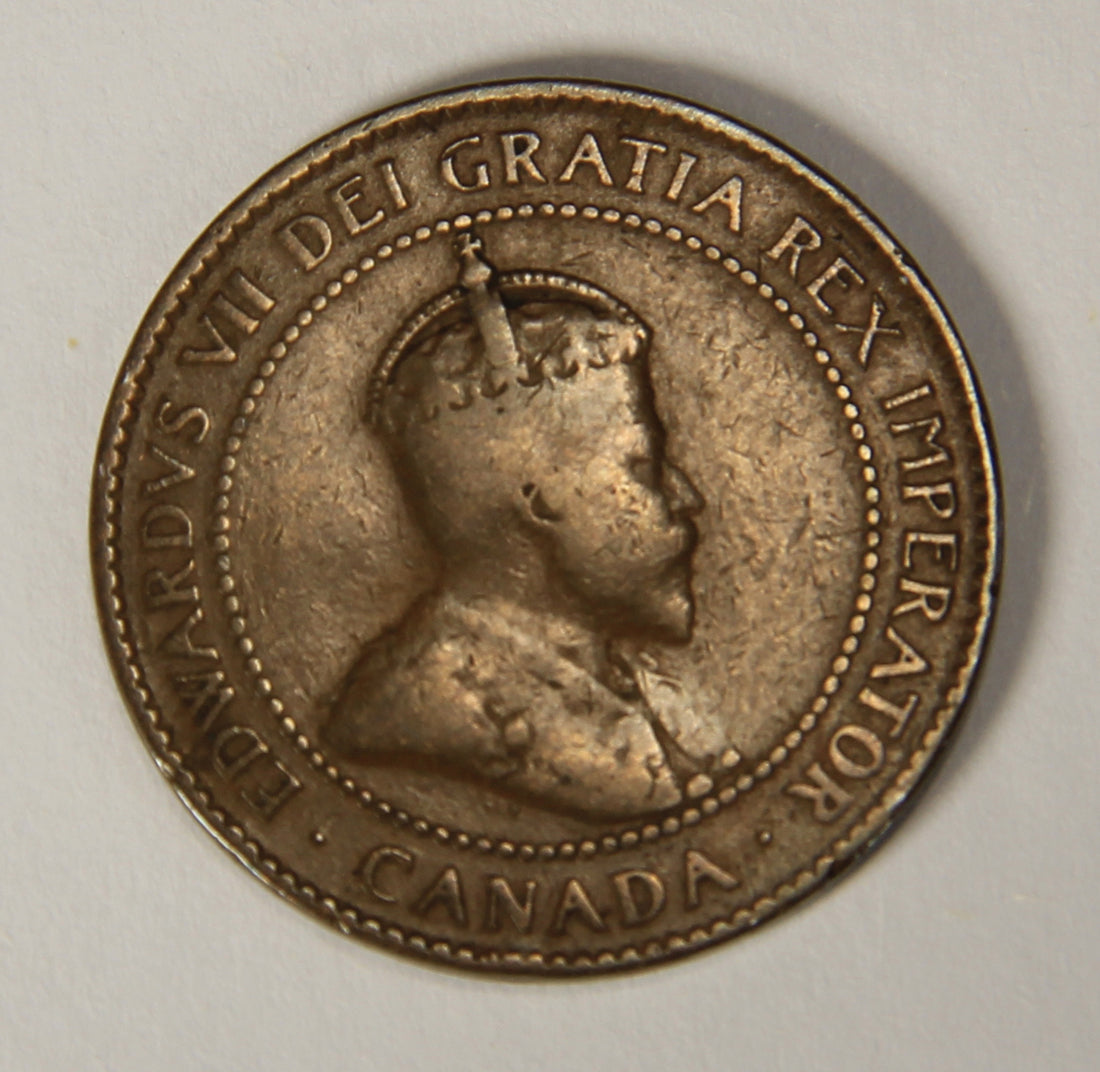 1905 Canada 1 Cent Large King Edward VII - Copper Coin Large Cent L021882