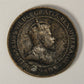 1906 Canada 1 Cent Large King Edward VII - HOLED Copper Coin Large Cent L021883