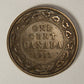 1911 Canada 1 Cent Large King George V - Copper Coin Large Cent L021887