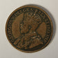 1919 Canada 1 Cent Large King George V - Copper Coin Large Cent L021891