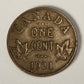 1921 Canada 1 Cent Small King George V - Copper Coin Small Cent L021893