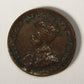 1927 Canada 1 Cent Small King George V - Copper Coin Small Cent L021894